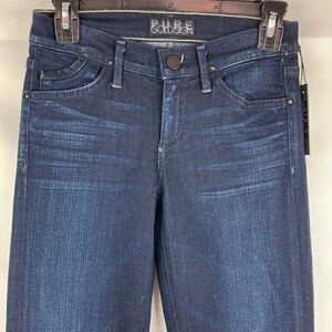 Pure Goldsign dark blue mid rise skinny jeans